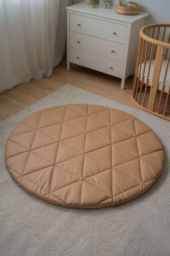 Round Baby Play Mat - SandCastle