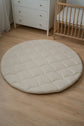 Round Baby Play Mat - Soft Ecru
